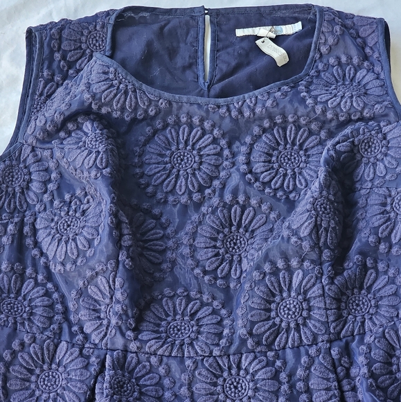 Boden Embroidered Organza Lace Dress - Women's Size 12 - Picture 9 of 16